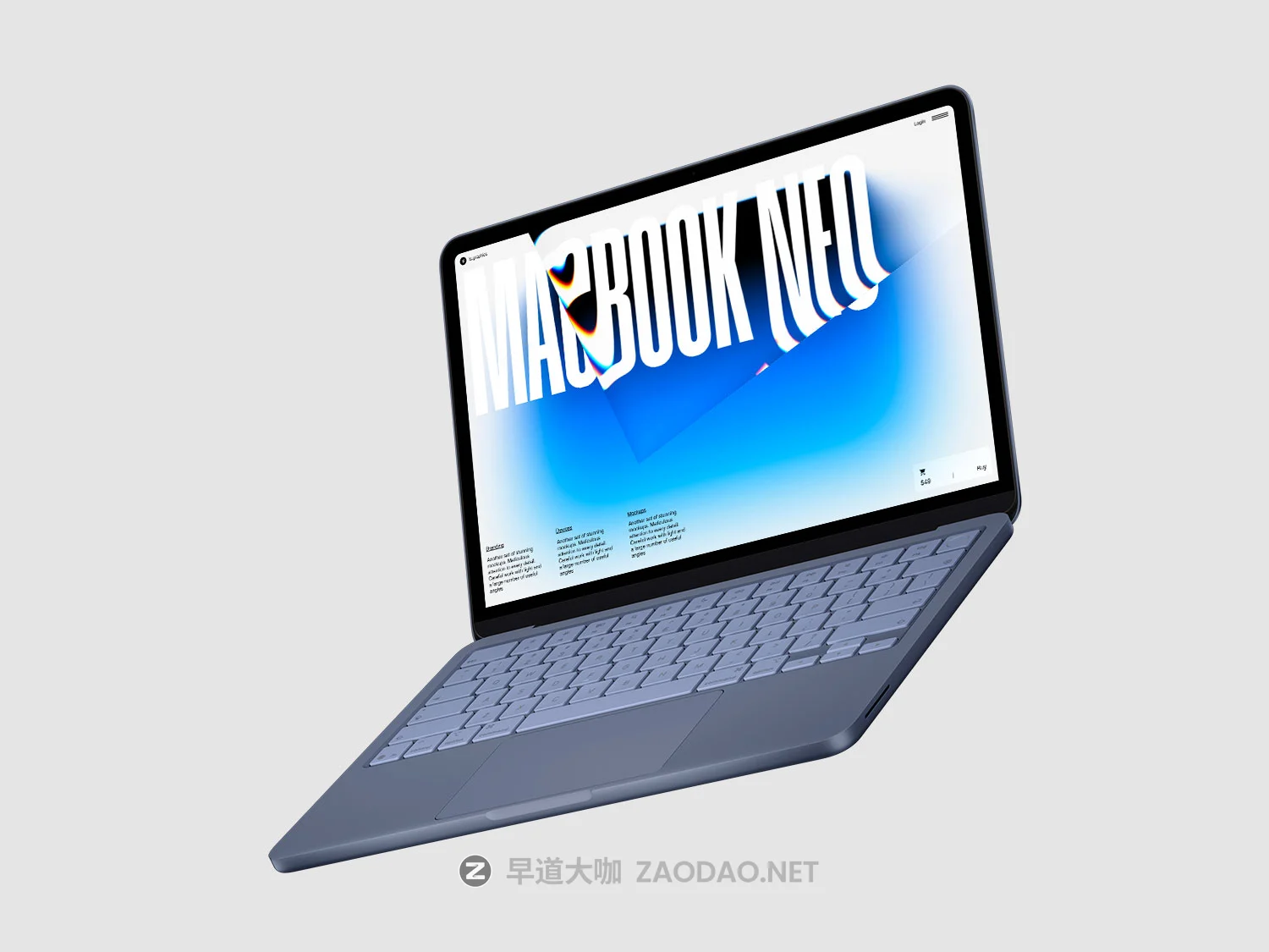 16款网站ui界面设计苹果MacBook Neo电脑贴图效果图psd/figma/sketch样机模板 MacBook Neo Mockups by ls.graphics插图7 16款网站ui界面设计苹果MacBook Neo电脑贴图效果图psd/figma/sketch样机模板 MacBook Neo Mockups by ls.graphics插图7