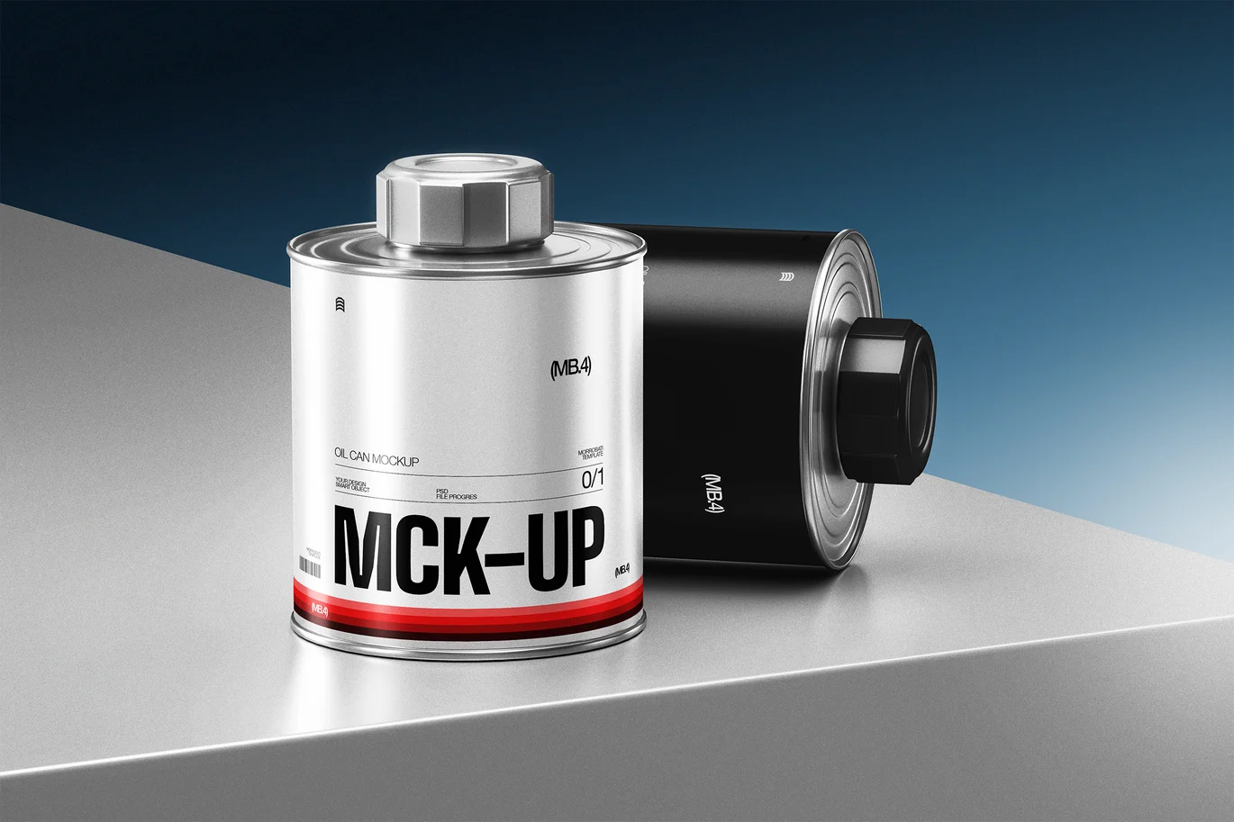 4款圆形金属润滑剂包装罐设计展示效果图psd贴图样机模板 Round Oil Tin Can Mockup插图2 4款圆形金属润滑剂包装罐设计展示效果图psd贴图样机模板 Round Oil Tin Can Mockup插图2