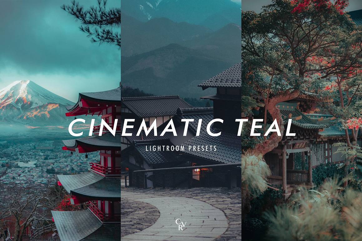 15款电影感青绿色旅拍摄影作品集照片调色Lightroom预设 15 Cinematic Teal Lightroom Presets特色图 15款电影感青绿色旅拍摄影作品集照片调色Lightroom预设 15 Cinematic Teal Lightroom Presets