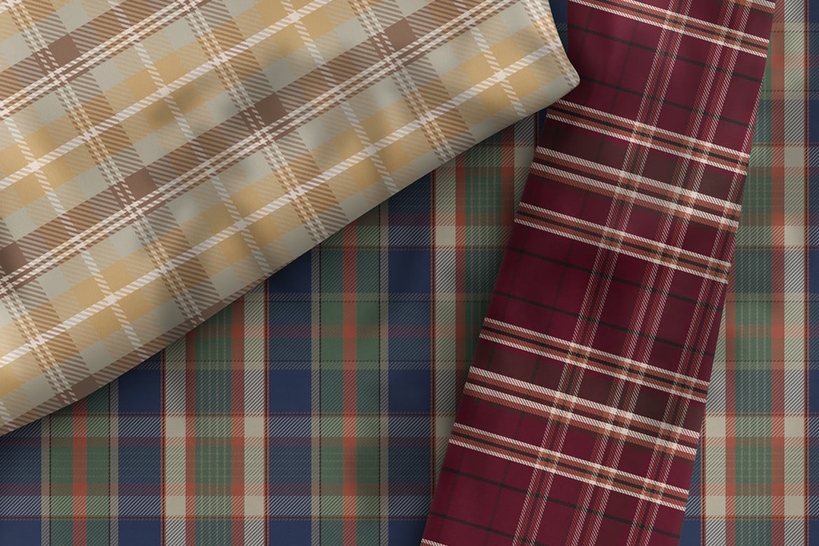16款复古森林系格纹无缝拼接图案布料矢量背景素材 Forestcore 16 Plaid & Tartan Patterns插图2 16款复古森林系格纹无缝拼接图案布料矢量背景素材 Forestcore 16 Plaid & Tartan Patterns插图2