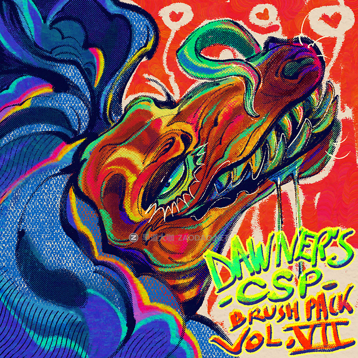 点状颗粒半色调马克笔水彩笔艺术绘画procreate/csp/ps笔刷画笔素材 Dawner’s Procreate Brush Pack Vol. 7 + Photoshop & CSP Versions插图2 点状颗粒半色调马克笔水彩笔艺术绘画procreate/csp/ps笔刷画笔素材 Dawner’s Procreate Brush Pack Vol. 7 + Photoshop & CSP Versions插图2