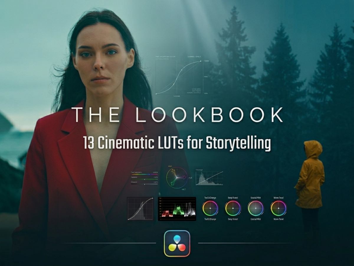 13款怀旧电影氛围叙事旅拍Vlog短片视频调色LUT预设 Kasia Jarco – The Lookbook: 13 Cinematic LUTs for storytelling特色图 13款怀旧电影氛围叙事旅拍Vlog短片视频调色LUT预设 Kasia Jarco – The Lookbook: 13 Cinematic LUTs for storytelling