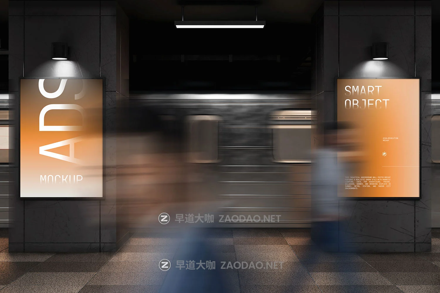 5款城市地铁站广告牌海报LED电子屏画面设计贴图psd样机模板 Ads Poster & LED Screen Mockup Pack插图5 5款城市地铁站广告牌海报LED电子屏画面设计贴图psd样机模板 Ads Poster & LED Screen Mockup Pack插图5