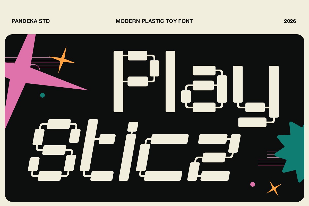 趣味俏皮品牌海报游戏设计装饰英文字体安装包 Modern Toy Display Font – Play Sticz插图 趣味俏皮品牌海报游戏设计装饰英文字体安装包 Modern Toy Display Font – Play Sticz插图