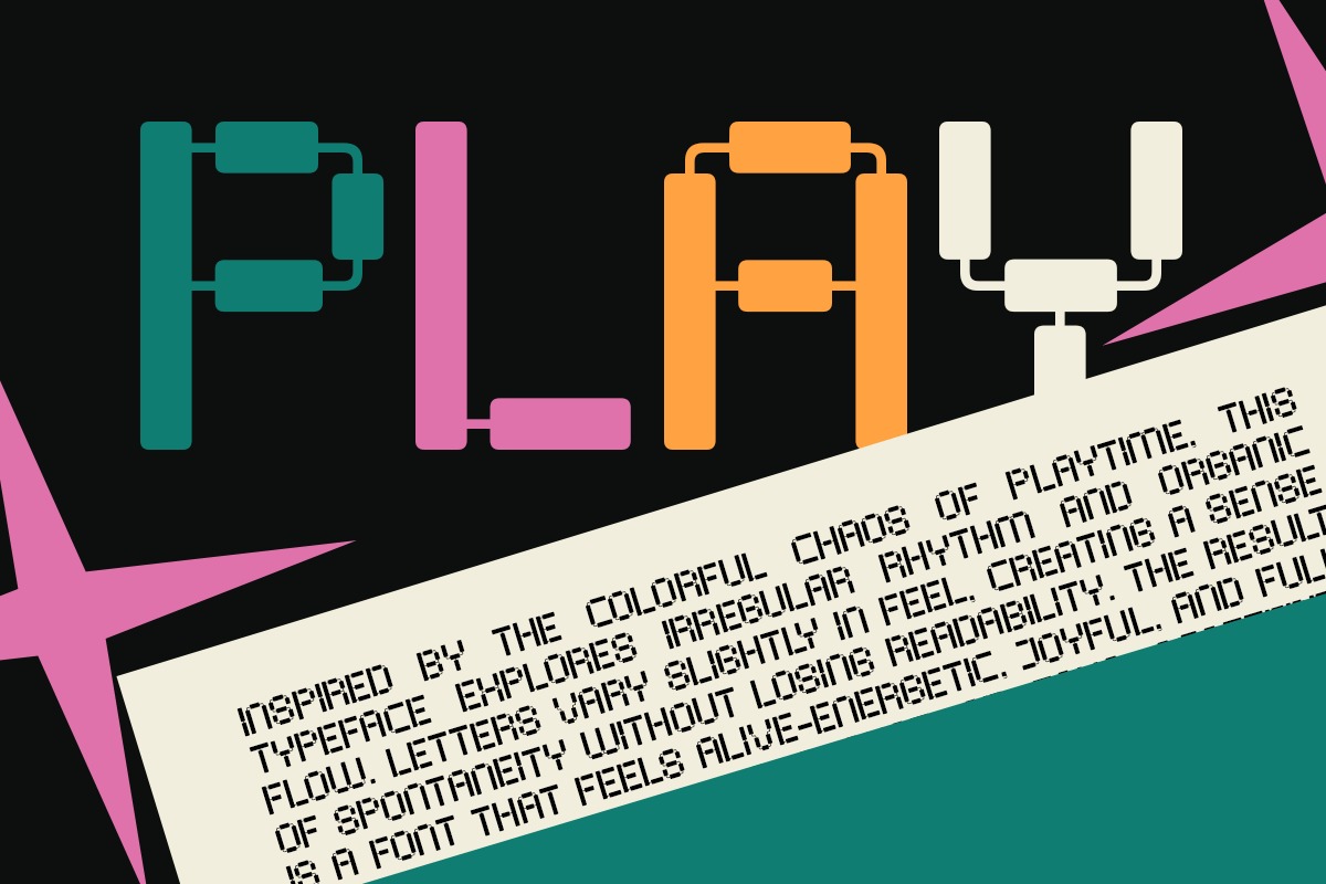 趣味俏皮品牌海报游戏设计装饰英文字体安装包 Modern Toy Display Font – Play Sticz插图5 趣味俏皮品牌海报游戏设计装饰英文字体安装包 Modern Toy Display Font – Play Sticz插图5
