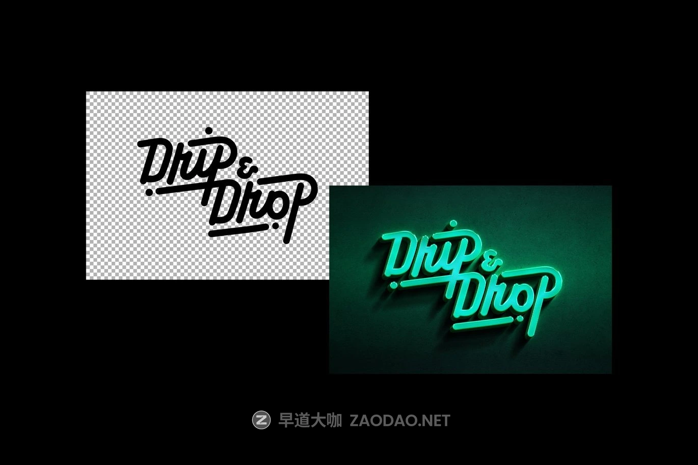 未来主义街头风格3D立体霓虹灯logo标题字体设计ps特效样机 3D Neon Logo Effects插图4 未来主义街头风格3D立体霓虹灯logo标题字体设计ps特效样机 3D Neon Logo Effects插图4