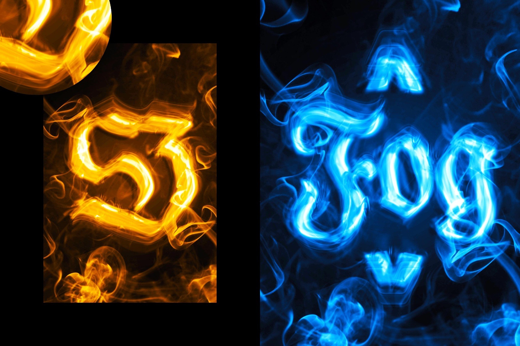 潮流烟雾发光模糊海报专辑标题logo文字设计ps特效样机 Foggy Smoke Text Effect插图3 潮流烟雾发光模糊海报专辑标题logo文字设计ps特效样机 Foggy Smoke Text Effect插图3