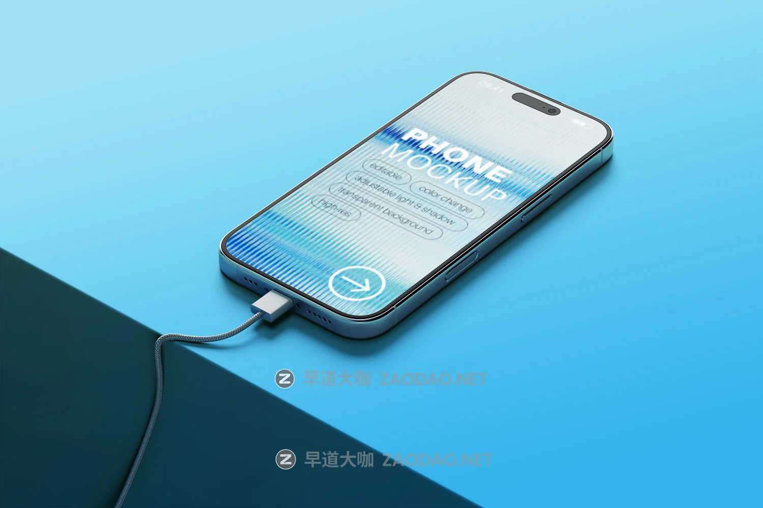 7款逼真ui广告作品集设计iPhone 17 Pro贴图psd样机模板mockup素材 iPhone Pro with Charging Cable Mockup Set插图7 7款逼真ui广告作品集设计iPhone 17 Pro贴图psd样机模板mockup素材 iPhone Pro with Charging Cable Mockup Set插图7