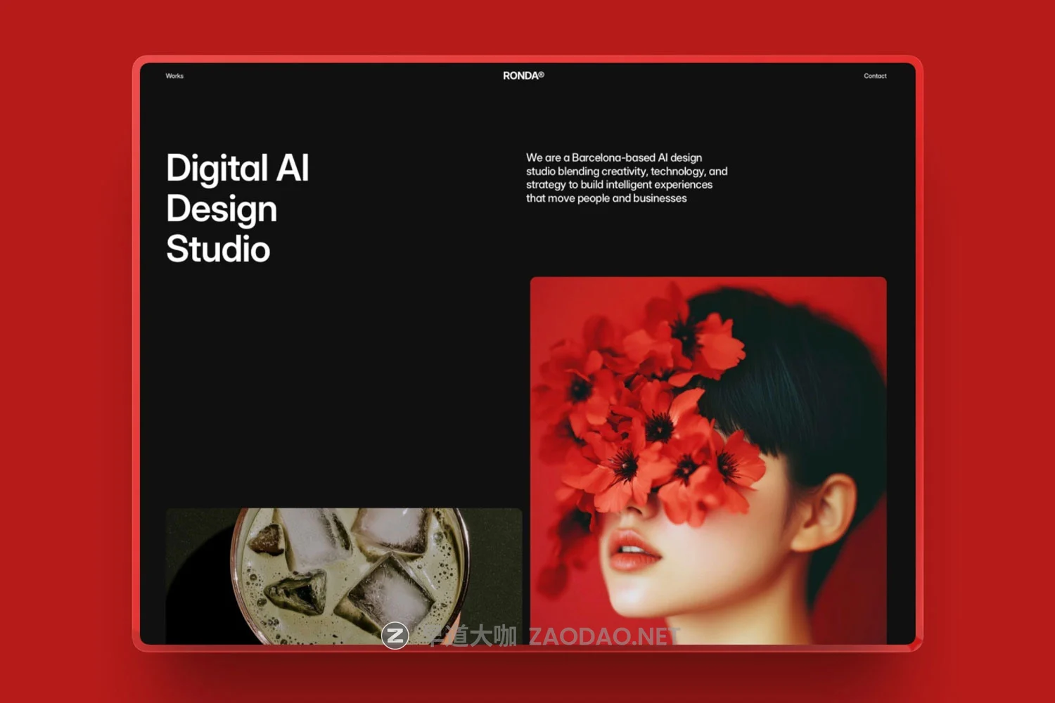 响应式AI案例个人设计摄影作品集网站ui界面排版布局framer模板 Ronda — AI Agency Portfolio Framer Template插图 响应式AI案例个人设计摄影作品集网站ui界面排版布局framer模板 Ronda — AI Agency Portfolio Framer Template插图