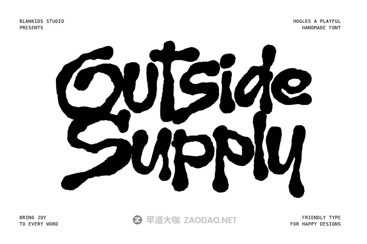 现代俏皮儿童品牌海报包装标志设计手写英文字体安装包 Hogles – Playful Handmade Display Font插图4 现代俏皮儿童品牌海报包装标志设计手写英文字体安装包 Hogles – Playful Handmade Display Font插图4