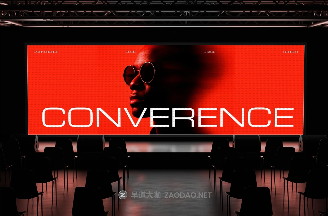 1款高端科技新闻发布会婚礼礼堂LED电子屏背景画面展示psd样机 Conference Stage Screen Mockup插图1 1款高端科技新闻发布会婚礼礼堂LED电子屏背景画面展示psd样机 Conference Stage Screen Mockup插图1