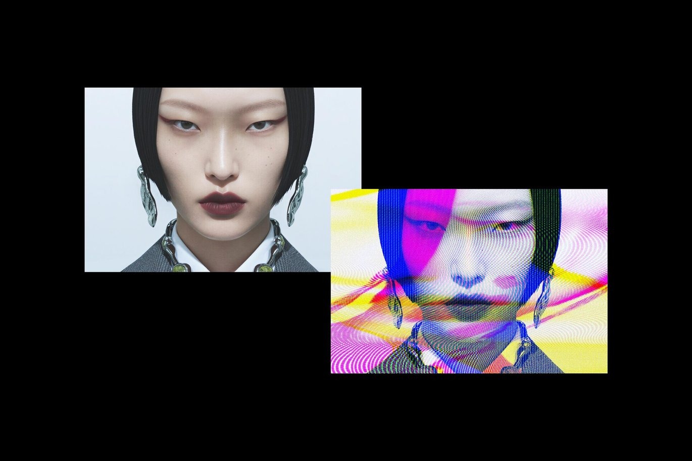 故障像素化扭曲闪烁屏幕照片效果ps特效滤镜样机 Flicker Screen Photo Effect插图2 故障像素化扭曲闪烁屏幕照片效果ps特效滤镜样机 Flicker Screen Photo Effect插图2
