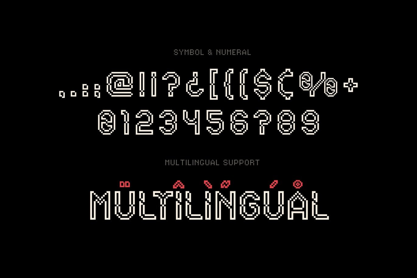 时尚复古像素风游戏标题菜单设计装饰英文字体安装包 Pixelic – Pixel Font插图2 时尚复古像素风游戏标题菜单设计装饰英文字体安装包 Pixelic – Pixel Font插图2