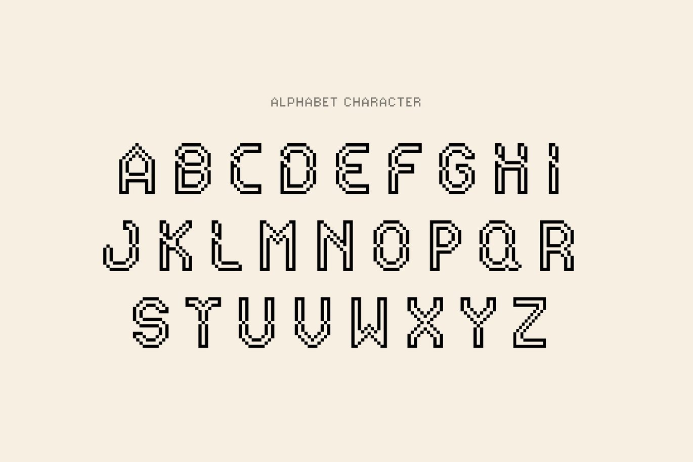 时尚复古像素风游戏标题菜单设计装饰英文字体安装包 Pixelic – Pixel Font插图6 时尚复古像素风游戏标题菜单设计装饰英文字体安装包 Pixelic – Pixel Font插图6