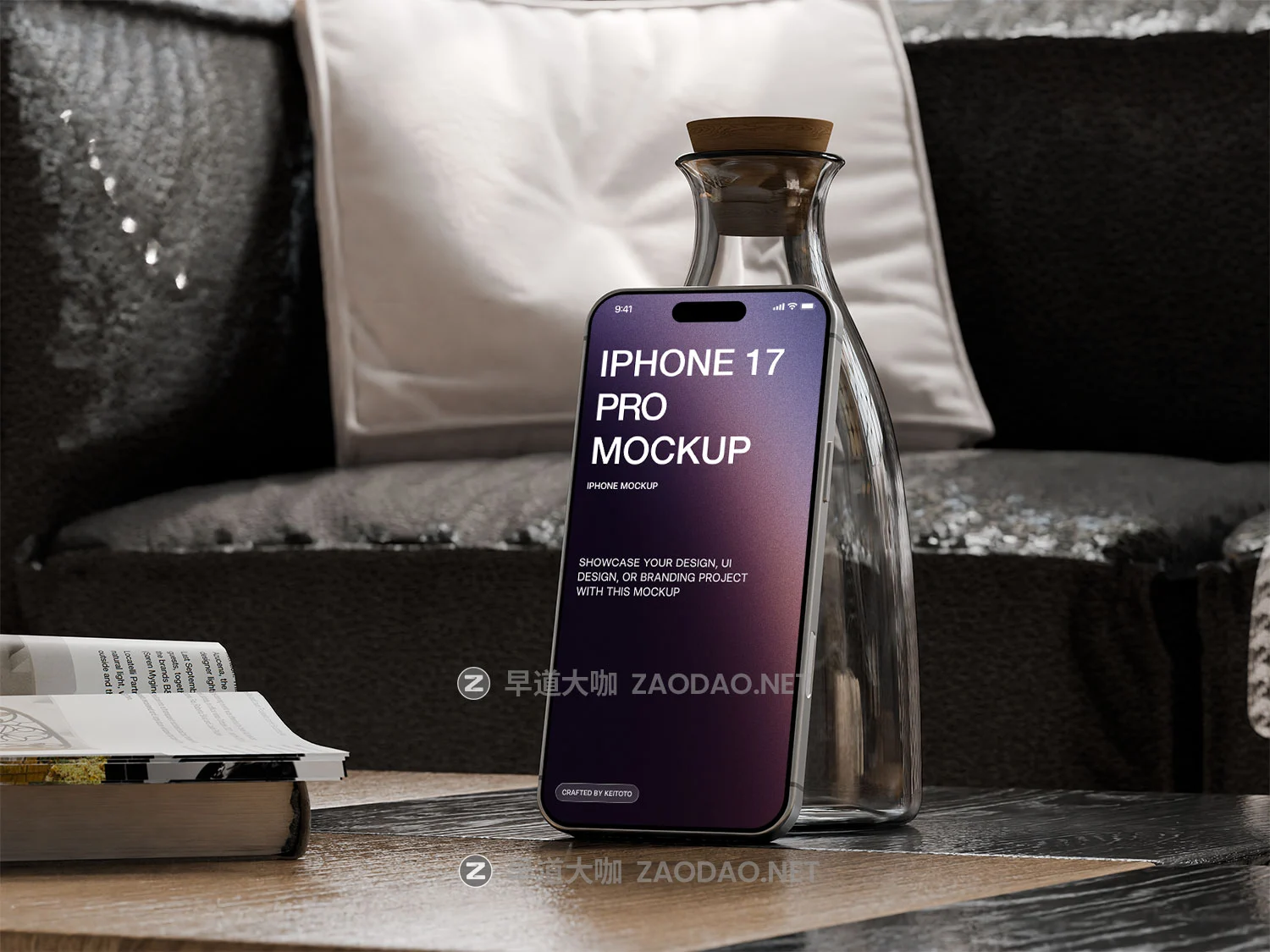 5款室内场景ui界面作品集设计苹果iPhone 17 Pro手机贴图psd样机模板 iPhone 17 Pro Max Mockup Timeless Interior Setup with Soft Shadows插图5 5款室内场景ui界面作品集设计苹果iPhone 17 Pro手机贴图psd样机模板 iPhone 17 Pro Max Mockup Timeless Interior Setup with Soft Shadows插图5