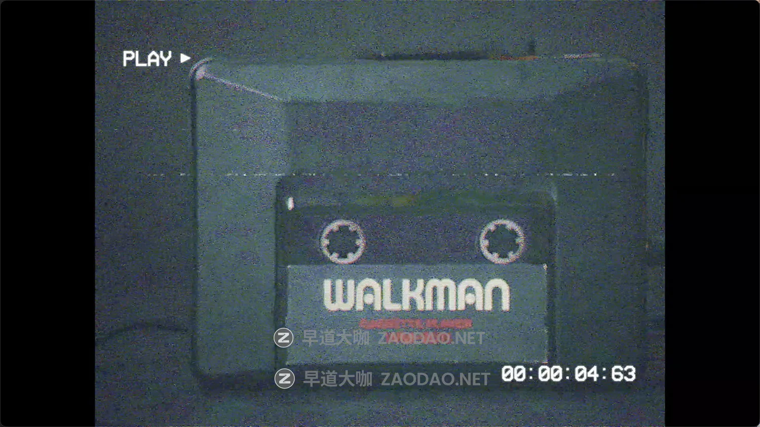 PR模板 复古VHS信号故障失真颗粒感真实磁带滚动效果视频特效素材 Cassette Tape Player | For Premiere Pro插图1 PR模板 复古VHS信号故障失真颗粒感真实磁带滚动效果视频特效素材 Cassette Tape Player | For Premiere Pro插图1