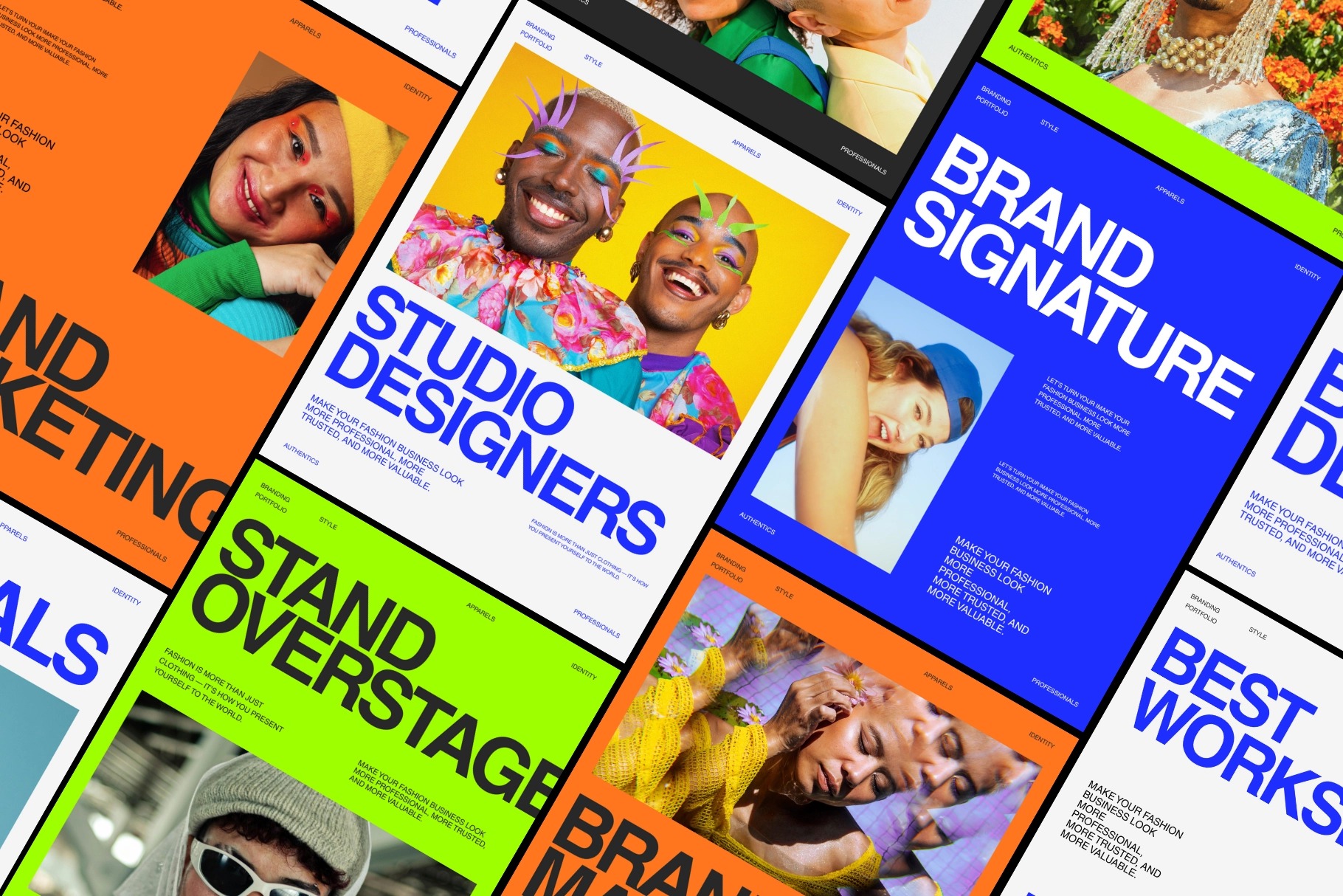 时尚极简炫彩社交媒体品牌推广公众号推文海报设计psd模板 Colorful Brand Identity Social Media Bundle插图 时尚极简炫彩社交媒体品牌推广公众号推文海报设计psd模板 Colorful Brand Identity Social Media Bundle插图