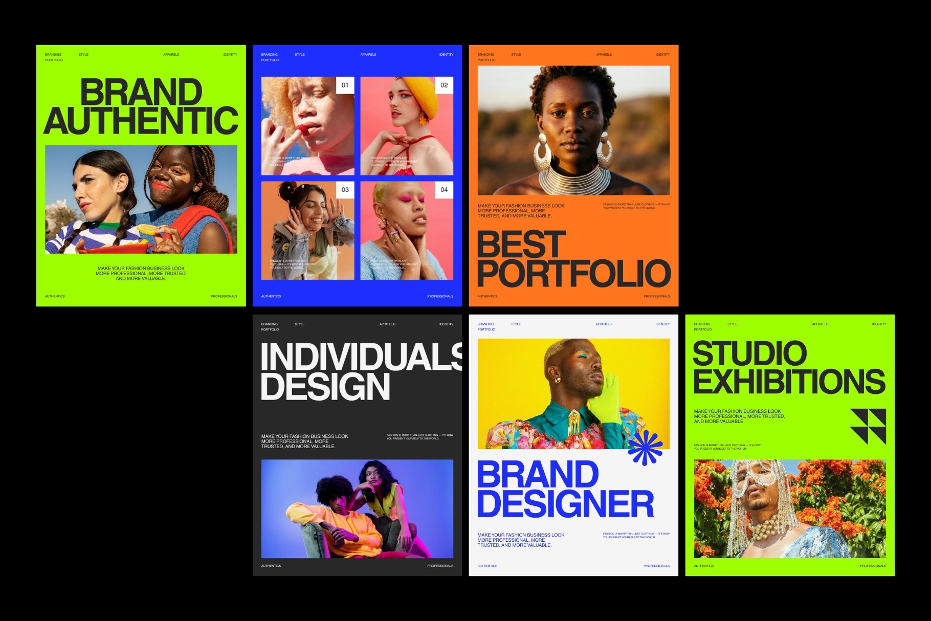 时尚极简炫彩社交媒体品牌推广公众号推文海报设计psd模板 Colorful Brand Identity Social Media Bundle插图4 时尚极简炫彩社交媒体品牌推广公众号推文海报设计psd模板 Colorful Brand Identity Social Media Bundle插图4