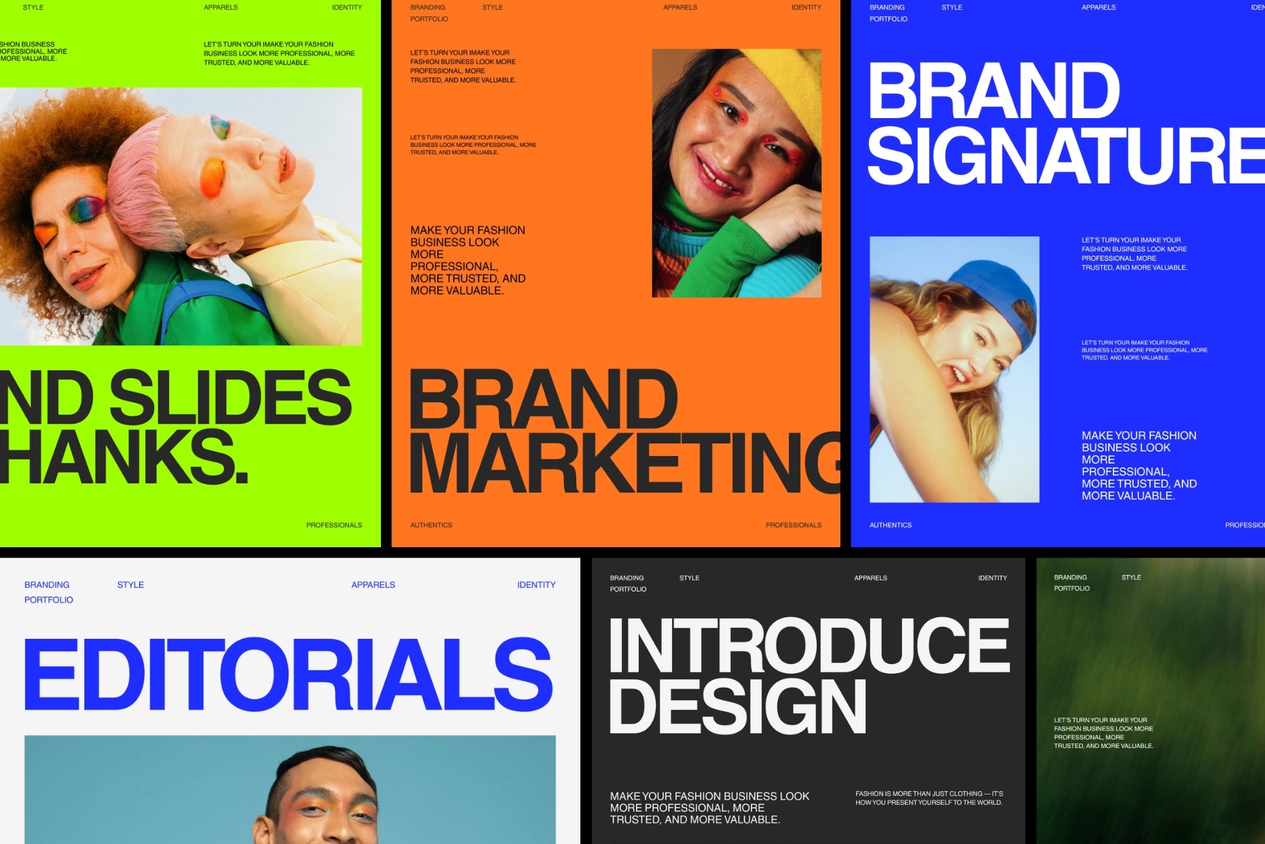 时尚极简炫彩社交媒体品牌推广公众号推文海报设计psd模板 Colorful Brand Identity Social Media Bundle插图6 时尚极简炫彩社交媒体品牌推广公众号推文海报设计psd模板 Colorful Brand Identity Social Media Bundle插图6