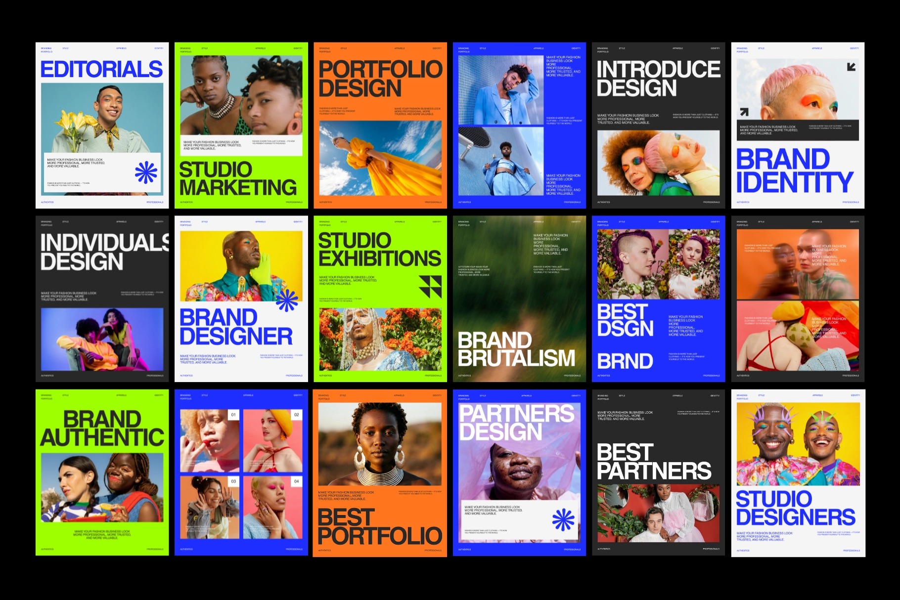 时尚极简炫彩社交媒体品牌推广公众号推文海报设计psd模板 Colorful Brand Identity Social Media Bundle插图7 时尚极简炫彩社交媒体品牌推广公众号推文海报设计psd模板 Colorful Brand Identity Social Media Bundle插图7