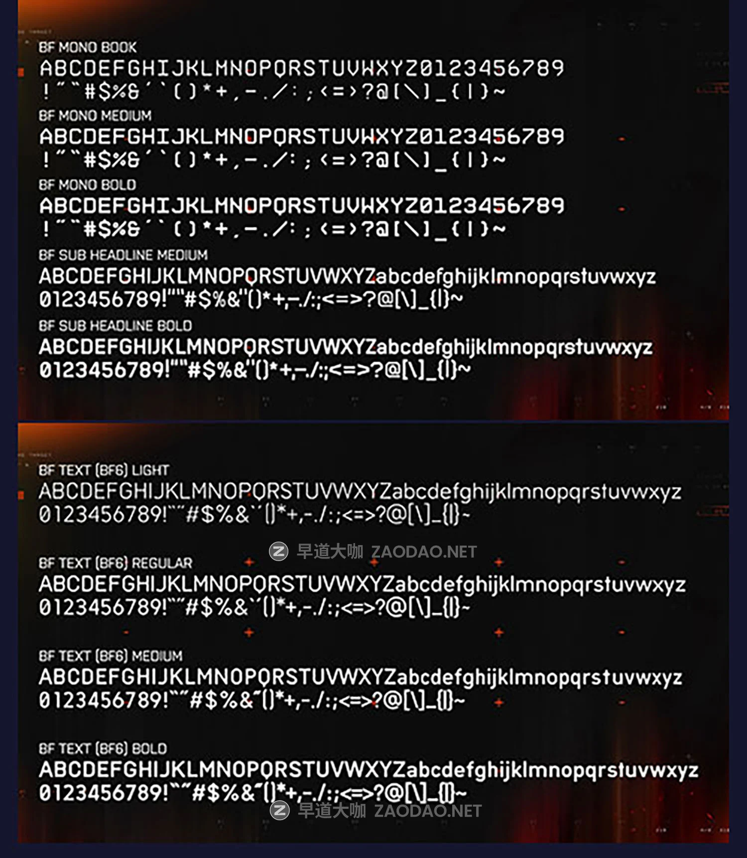 25款字重未来科幻赛伯朋克风电影海报标题logo产品型号设计英文字体 Battlefield Custom Font Fack插图5 25款字重未来科幻赛伯朋克风电影海报标题logo产品型号设计英文字体 Battlefield Custom Font Fack插图5