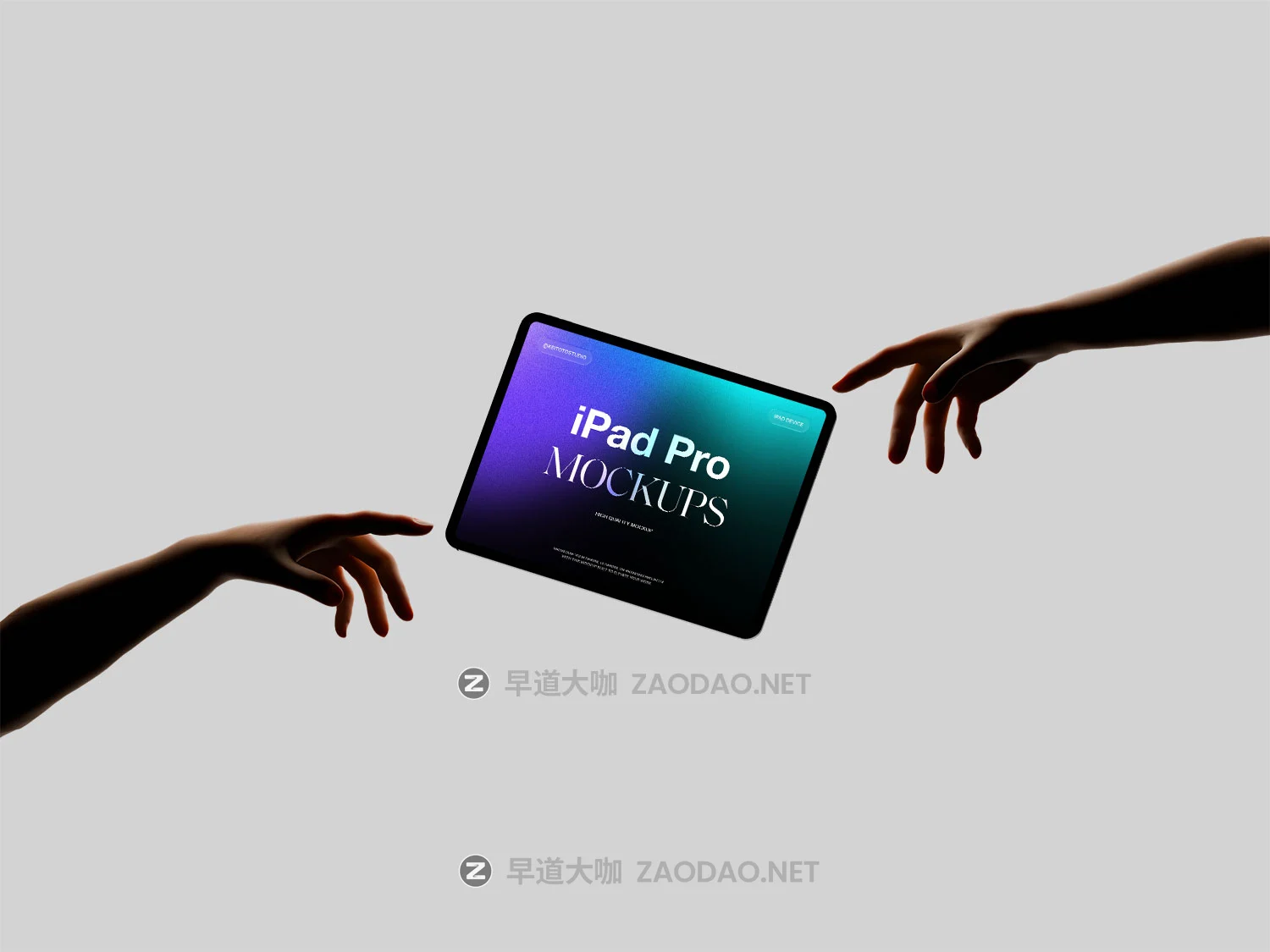 5款手持苹果iPad Pro平板电脑ui界面作品集设计展示效果图psd样机模板 Modern Floating Tablet Mockup with Hands插图9 5款手持苹果iPad Pro平板电脑ui界面作品集设计展示效果图psd样机模板 Modern Floating Tablet Mockup with Hands插图9