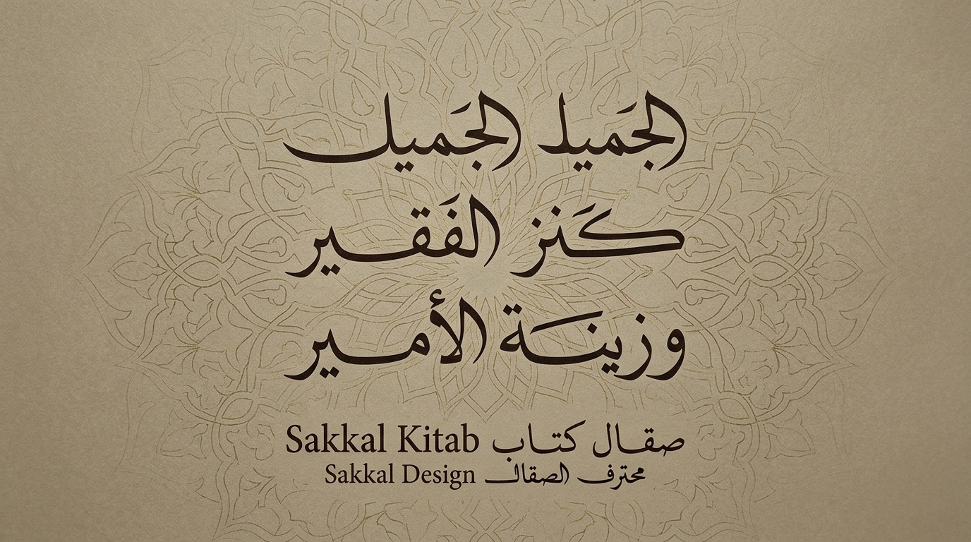 Sakkal Kitab – Arabic 5 Styles Font Family 5款字重阿拉伯书法艺术杂志海报排版字体安装包素材特色图 Sakkal Kitab – Arabic 5 Styles Font Family 5款字重阿拉伯书法艺术杂志海报排版字体安装包素材