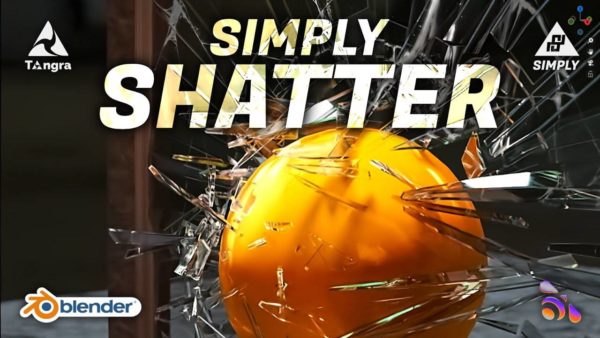 Blender插件 玻璃破碎碎片断裂效果模拟特效工具 SuperhiveMarket – Simply Shatter v1.0.19特色图 Blender插件 玻璃破碎碎片断裂效果模拟特效工具 SuperhiveMarket – Simply Shatter v1.0.19