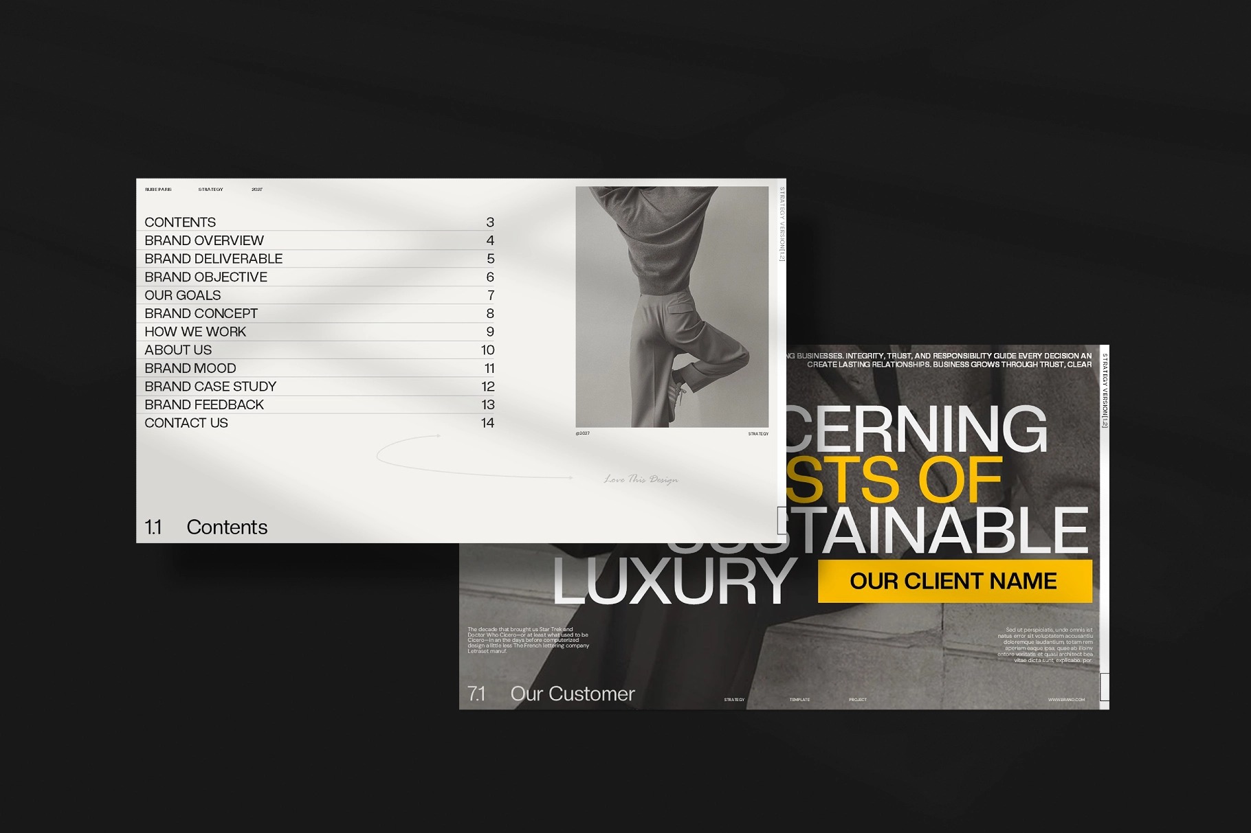 现代时尚品牌营销策划演示文稿设计ppt/keynote模版 RUBE – Minimal Brand Strategy Deck Template插图8 现代时尚品牌营销策划演示文稿设计ppt/keynote模版 RUBE – Minimal Brand Strategy Deck Template插图8