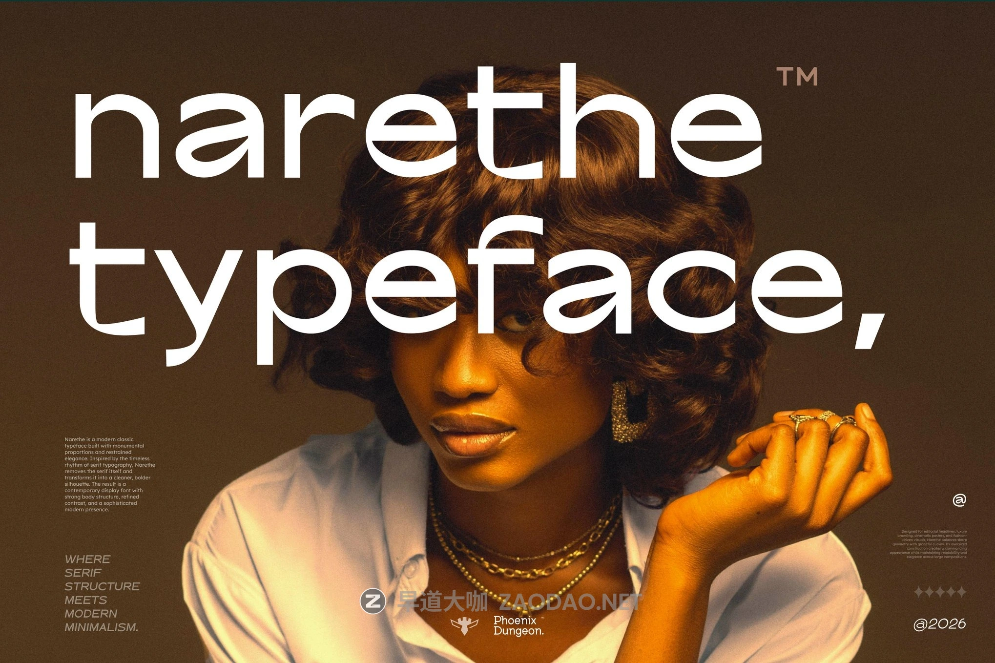 优雅极简奢华品牌电影海报徽标设计无衬线英文字体安装包 Narethe Typeface插图 优雅极简奢华品牌电影海报徽标设计无衬线英文字体安装包 Narethe Typeface插图
