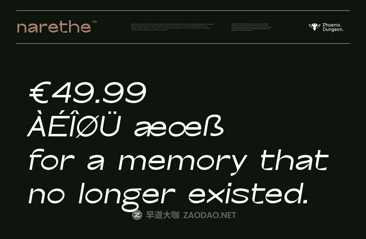 优雅极简奢华品牌电影海报徽标设计无衬线英文字体安装包 Narethe Typeface插图8 优雅极简奢华品牌电影海报徽标设计无衬线英文字体安装包 Narethe Typeface插图8