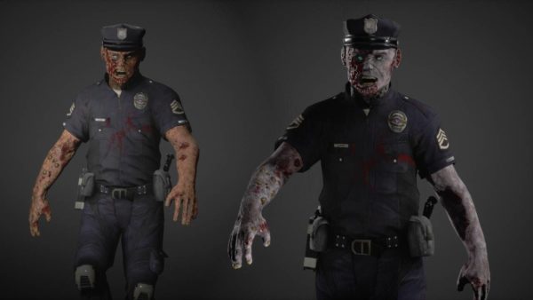 UE素材 史诗丧尸警察角色3D模型资产素材 Zombie Police UE51特色图 UE素材 史诗丧尸警察角色3D模型资产素材 Zombie Police UE51