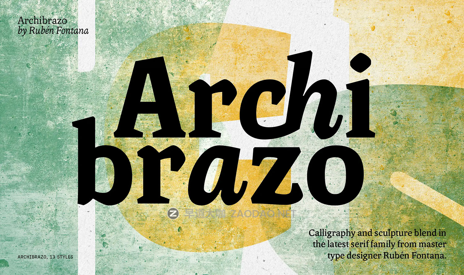 Archibrazo – 13 Stable, 2 Variable Styles Font Family 13款潮流前卫街头艺术楔形雕刻几何书法风海报标题logo文字设计衬线英文字体插图 Archibrazo – 13 Stable, 2 Variable Styles Font Family 13款潮流前卫街头艺术楔形雕刻几何书法风海报标题logo文字设计衬线英文字体插图