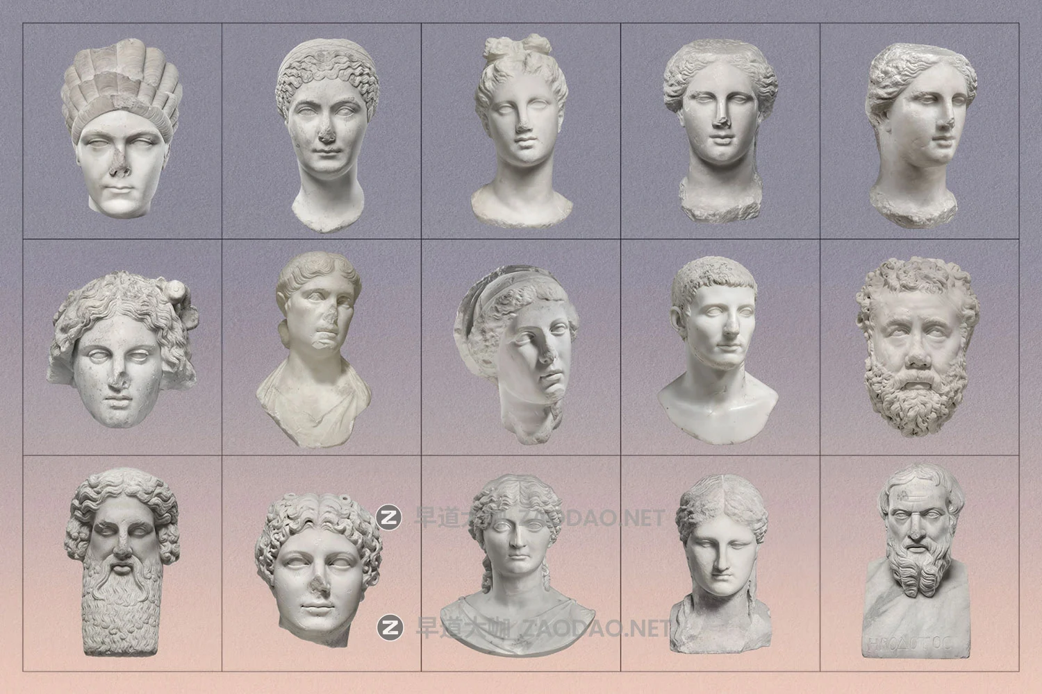 90款复古古典文艺复兴人物角色大理石石膏雕像png免抠图设计素材 Greek & Roman Sculpture Collection插图4 90款复古古典文艺复兴人物角色大理石石膏雕像png免抠图设计素材 Greek & Roman Sculpture Collection插图4