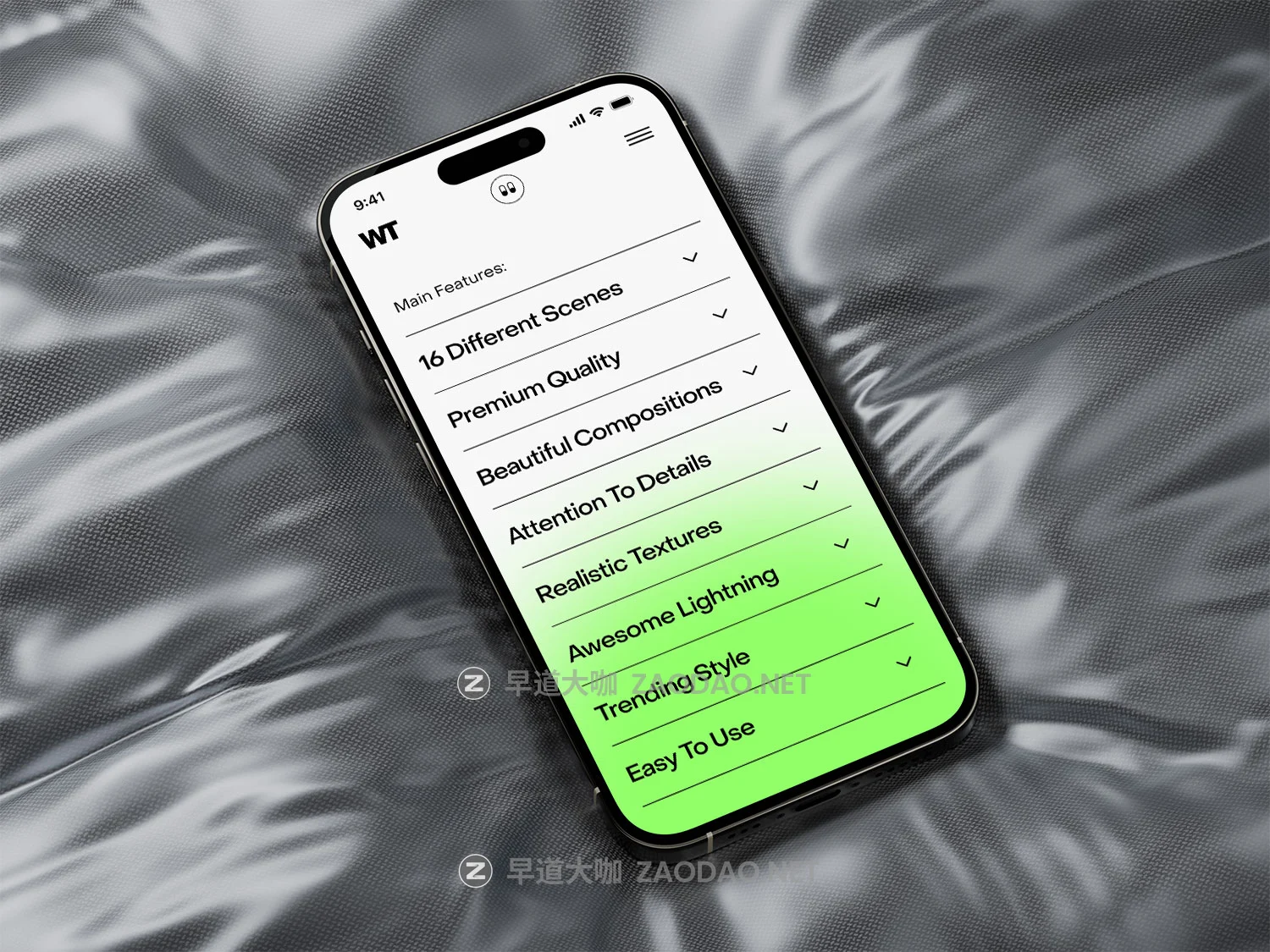 16款工业风ui界面作品集设计展示苹果iPhone 15 Pro手机贴图效果图psd样机素材 Wannathis – iPhone 15 Pro Mockups vol.2插图8 16款工业风ui界面作品集设计展示苹果iPhone 15 Pro手机贴图效果图psd样机素材 Wannathis – iPhone 15 Pro Mockups vol.2插图8