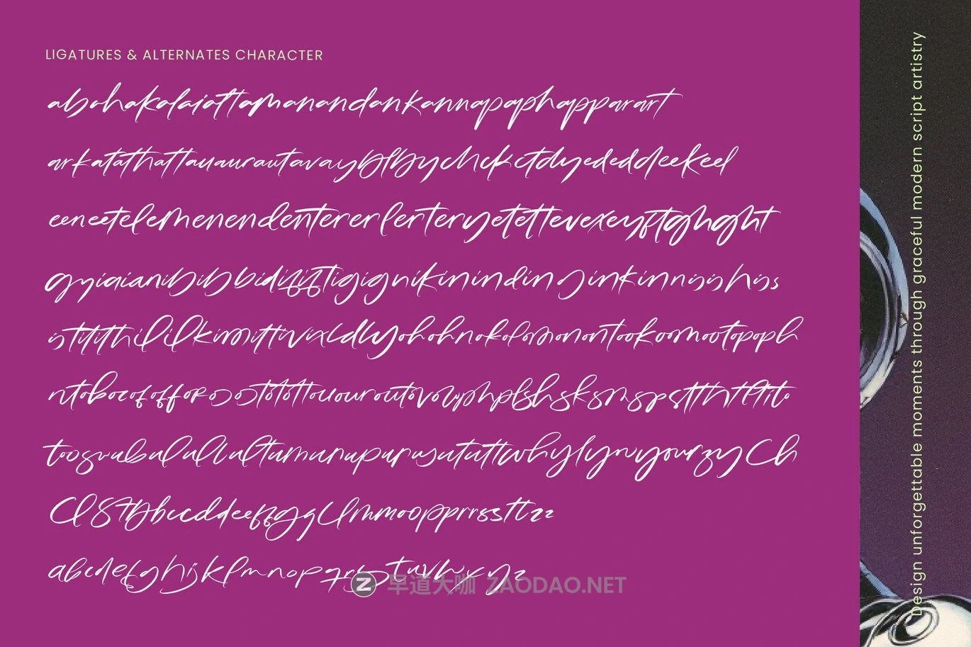 时尚涂鸦美学品牌海报徽标设计手写英文字体安装包 Magnetic Playback – Handbrush Script Font插图3 时尚涂鸦美学品牌海报徽标设计手写英文字体安装包 Magnetic Playback – Handbrush Script Font插图3