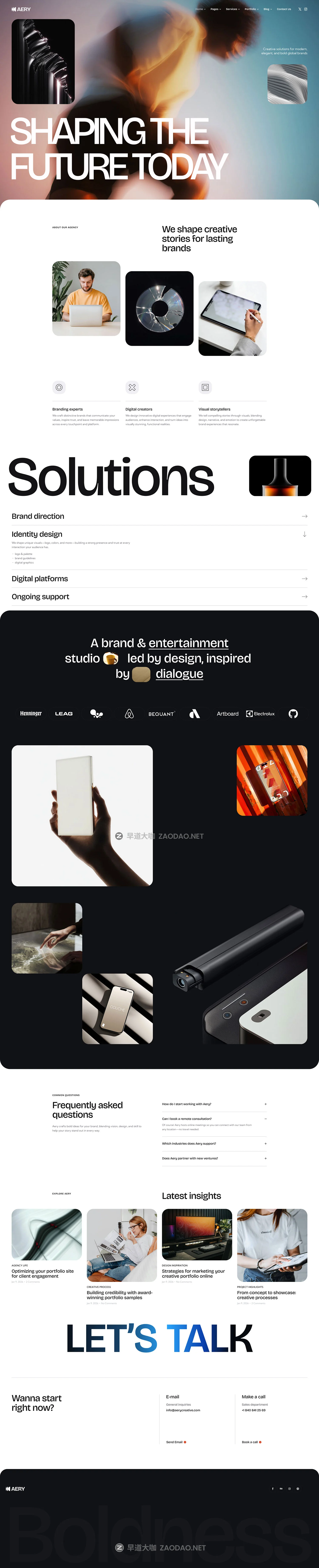响应式个人作品集工作室用户登陆页ui界面设计figma模板素材 Creative Agency Figma Landing Page – Responsive Web Design Template插图4 响应式个人作品集工作室用户登陆页ui界面设计figma模板素材 Creative Agency Figma Landing Page – Responsive Web Design Template插图4