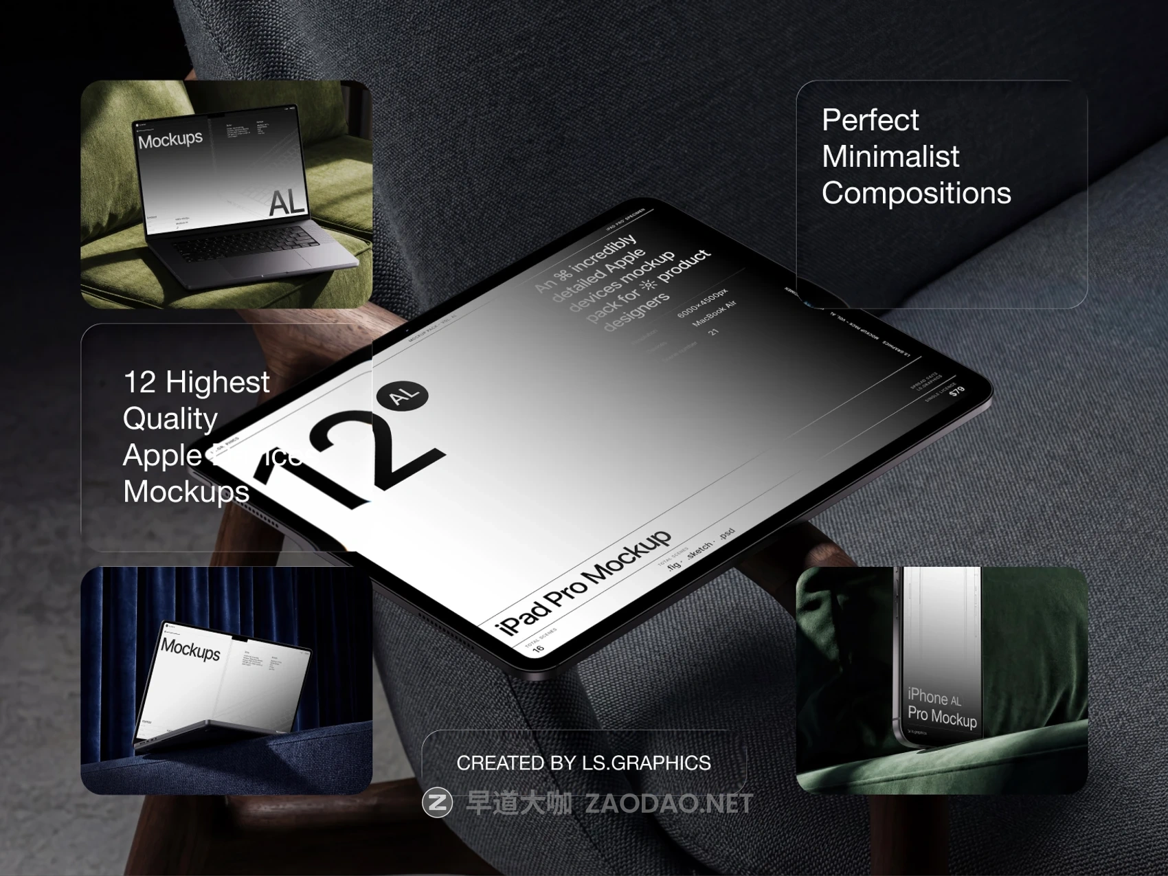 12款室内场景苹果iPhone手机iPad平板MacBook电脑ui设计贴图psd样机模板 AL-Mockups, Apple Devices by ls.graphics插图 12款室内场景苹果iPhone手机iPad平板MacBook电脑ui设计贴图psd样机模板 AL-Mockups, Apple Devices by ls.graphics插图