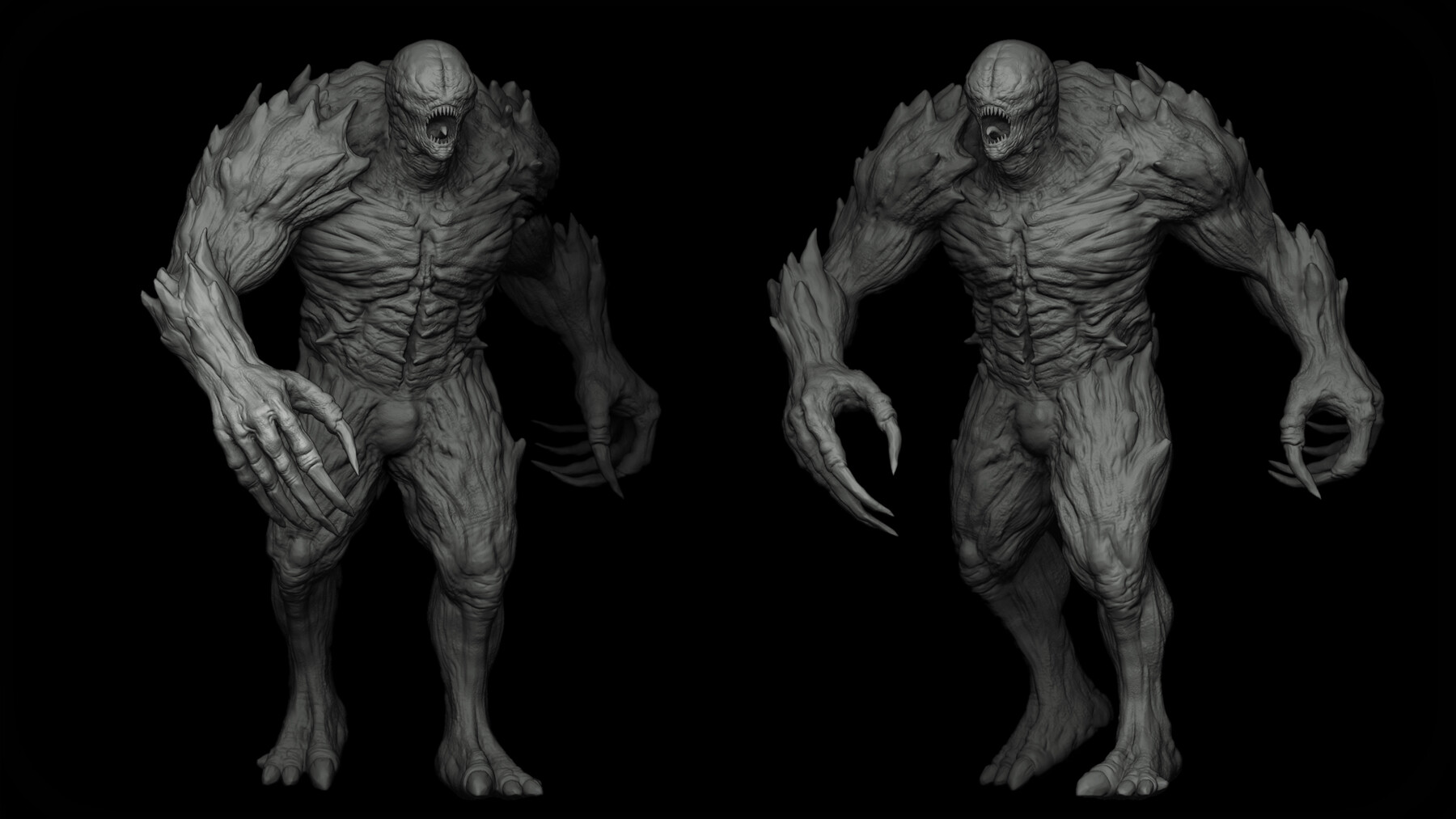 Zbrush + Blender生化怪物怪兽笔刷 Flipped Normals – Zbrush + Blender – 80 Undead Creature Brush mega Pack插图3 Zbrush + Blender生化怪物怪兽笔刷 Flipped Normals – Zbrush + Blender – 80 Undead Creature Brush mega Pack插图3