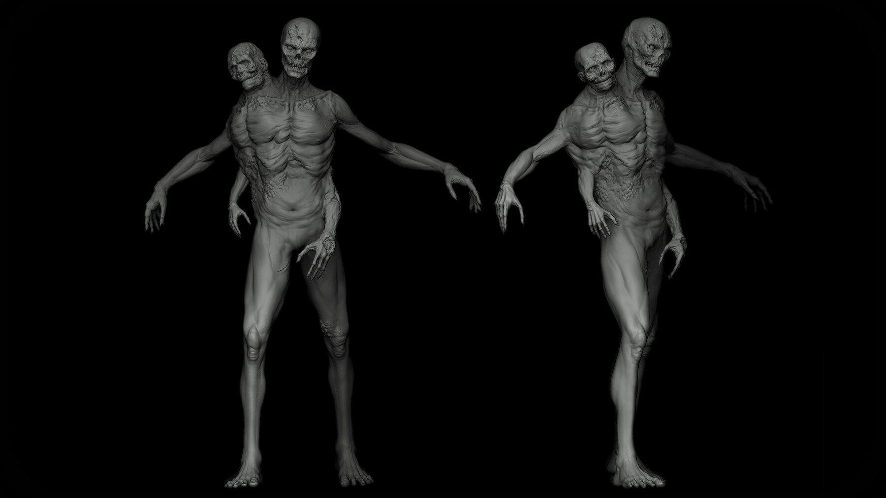 Zbrush + Blender生化怪物怪兽笔刷 Flipped Normals – Zbrush + Blender – 80 Undead Creature Brush mega Pack插图6 Zbrush + Blender生化怪物怪兽笔刷 Flipped Normals – Zbrush + Blender – 80 Undead Creature Brush mega Pack插图6