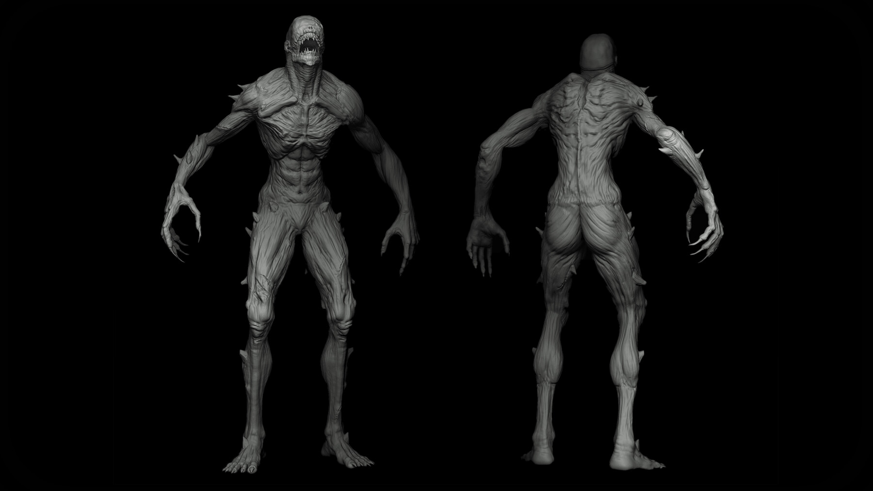 Zbrush + Blender生化怪物怪兽笔刷 Flipped Normals – Zbrush + Blender – 80 Undead Creature Brush mega Pack插图7 Zbrush + Blender生化怪物怪兽笔刷 Flipped Normals – Zbrush + Blender – 80 Undead Creature Brush mega Pack插图7