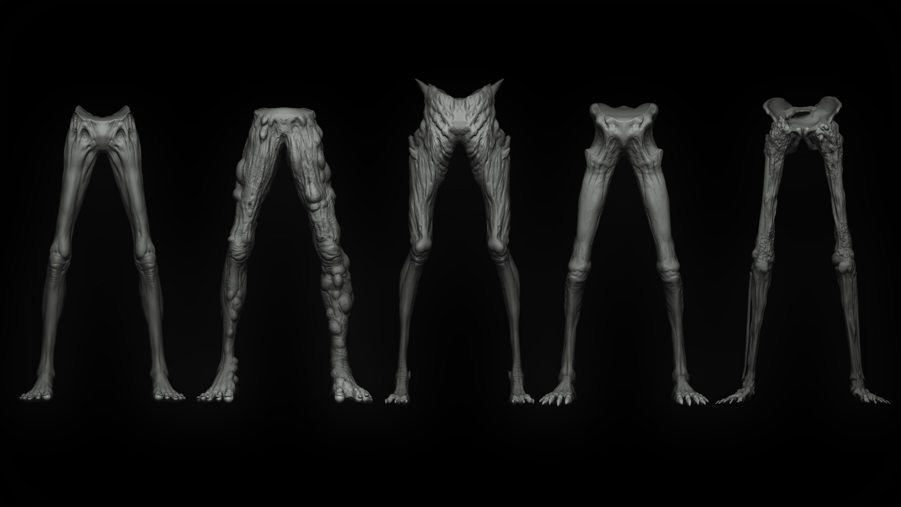 Zbrush + Blender生化怪物怪兽笔刷 Flipped Normals – Zbrush + Blender – 80 Undead Creature Brush mega Pack插图21 Zbrush + Blender生化怪物怪兽笔刷 Flipped Normals – Zbrush + Blender – 80 Undead Creature Brush mega Pack插图21