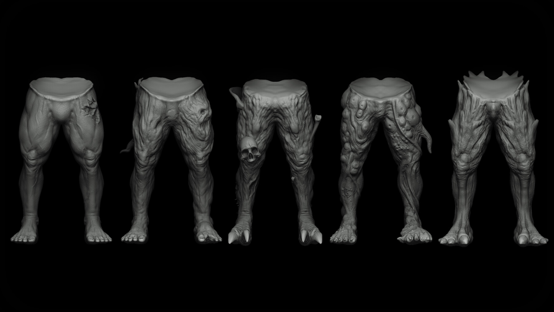 Zbrush + Blender生化怪物怪兽笔刷 Flipped Normals – Zbrush + Blender – 80 Undead Creature Brush mega Pack插图23 Zbrush + Blender生化怪物怪兽笔刷 Flipped Normals – Zbrush + Blender – 80 Undead Creature Brush mega Pack插图23