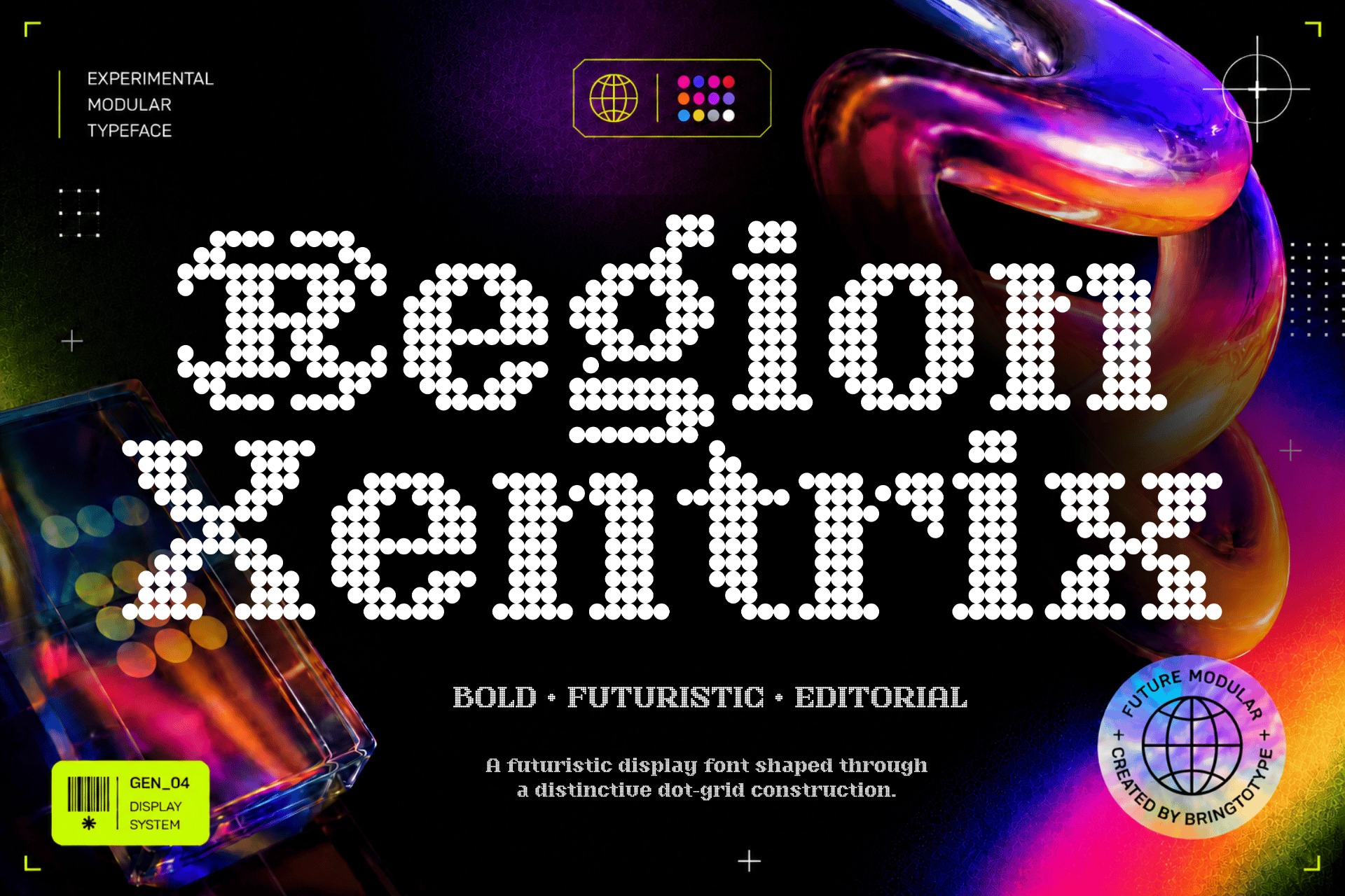 未来科幻像素风品牌海报徽标设计衬线英文字体安装包 Region Xentrix – Futuristic Display特色图 未来科幻像素风品牌海报徽标设计衬线英文字体安装包 Region Xentrix – Futuristic Display
