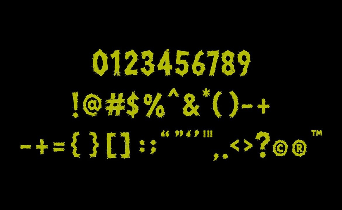 潮流前卫美学品牌海报电子竞技游戏设计装饰英文字体安装包 Riot Smear插图5 潮流前卫美学品牌海报电子竞技游戏设计装饰英文字体安装包 Riot Smear插图5