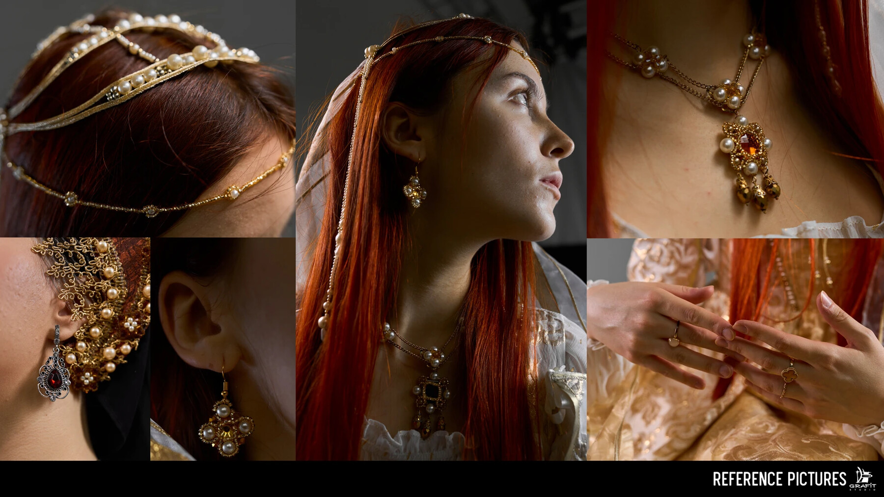 1400+款华丽英格兰都铎王朝风格礼服女鞋写真照片素材 Artstation – 1400+ Female Models in Tudor Dresses Reference Pictures插图7 1400+款华丽英格兰都铎王朝风格礼服女鞋写真照片素材 Artstation – 1400+ Female Models in Tudor Dresses Reference Pictures插图7