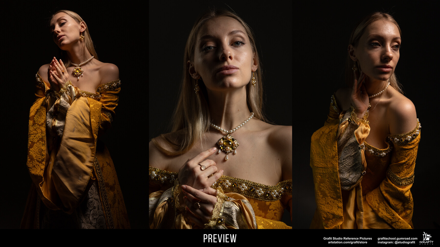 1400+款华丽英格兰都铎王朝风格礼服女鞋写真照片素材 Artstation – 1400+ Female Models in Tudor Dresses Reference Pictures插图5 1400+款华丽英格兰都铎王朝风格礼服女鞋写真照片素材 Artstation – 1400+ Female Models in Tudor Dresses Reference Pictures插图5