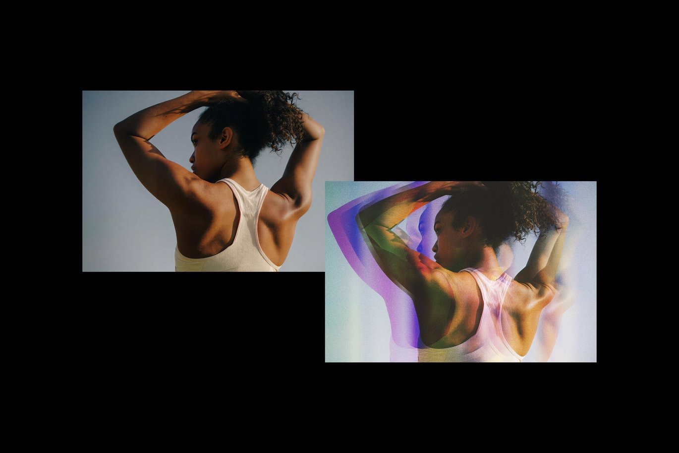 梦幻前卫彩色棱镜重影发光模糊照片效果ps特效滤镜样机 Color Prism Photo Effect插图3 梦幻前卫彩色棱镜重影发光模糊照片效果ps特效滤镜样机 Color Prism Photo Effect插图3