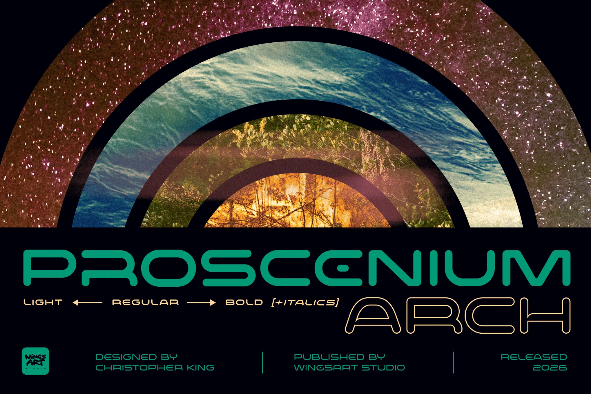 现代科幻科技品牌杂志电影标题设计无衬线英文字体安装包 Proscenium Arch – Ultra-Wide Cinematic Sci-Fi Font特色图 现代科幻科技品牌杂志电影标题设计无衬线英文字体安装包 Proscenium Arch – Ultra-Wide Cinematic Sci-Fi Font