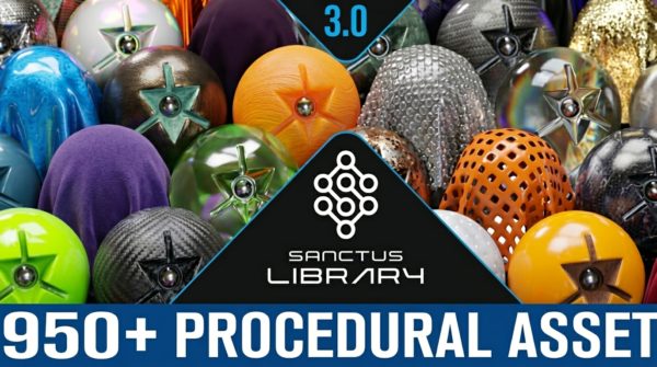 Blender插件 950+组3D贴图材质资产预设库 Sanctus Library – Procedural Materials v3.4.6特色图 Blender插件 950+组3D贴图材质资产预设库 Sanctus Library – Procedural Materials v3.4.6